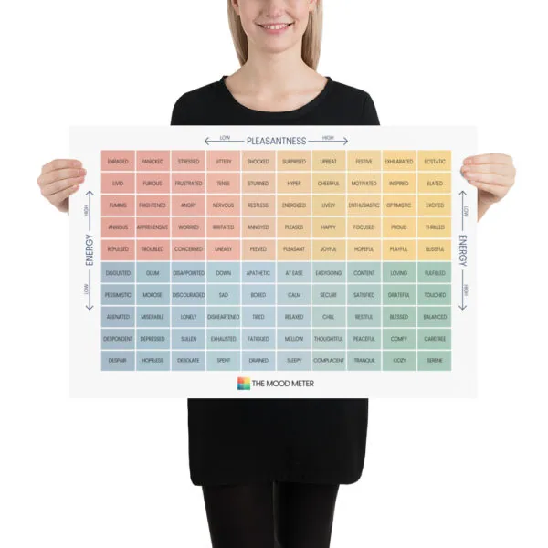 The Mood Meter on Photo Paper Poster