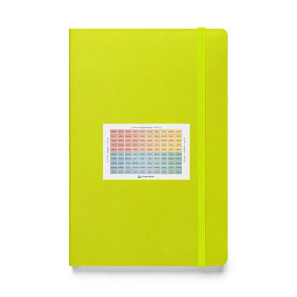 Mood Meter Hardcover Bound Notebook with Pocket - Image 13