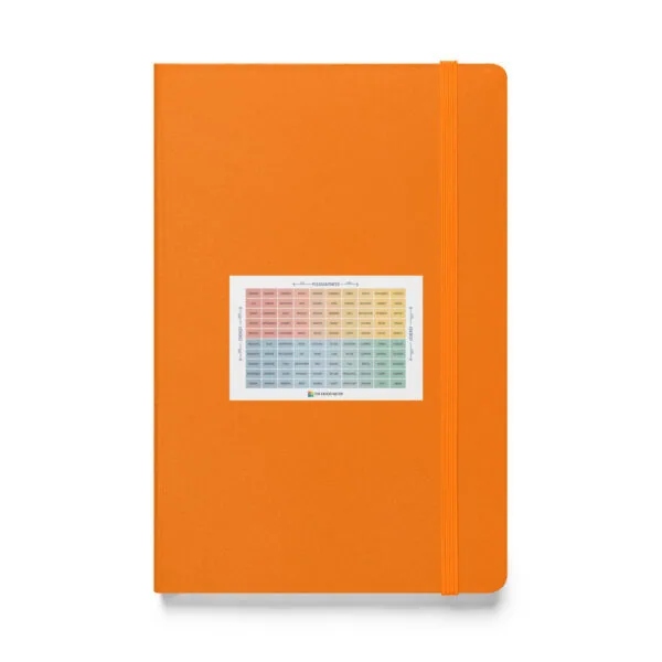 Mood Meter Hardcover Bound Notebook with Pocket - Image 11