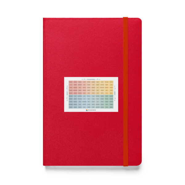 Mood Meter Hardcover Bound Notebook with Pocket - Image 5