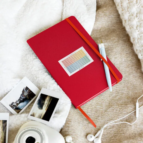 Mood Meter Hardcover Bound Notebook with Pocket - Image 4