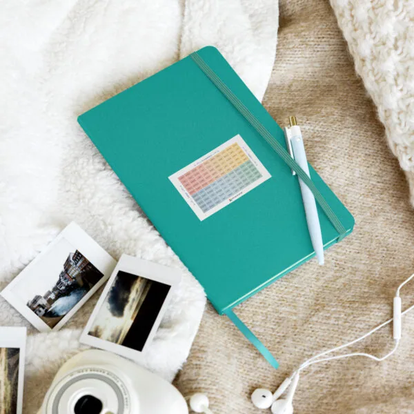 Mood Meter Hardcover Bound Notebook with Pocket - Image 8