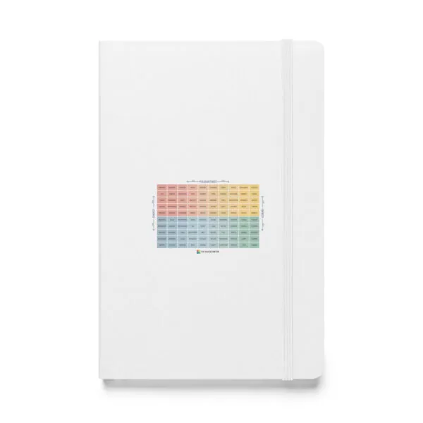 Mood Meter Hardcover Bound Notebook with Pocket - Image 14