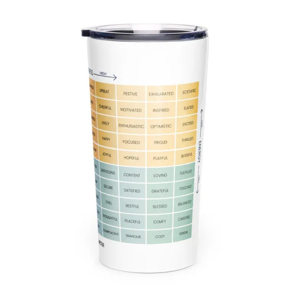 Tapered Stainless Steel Tumbler – 20 oz Double-Wall Insulated Drinkwar - Image 4