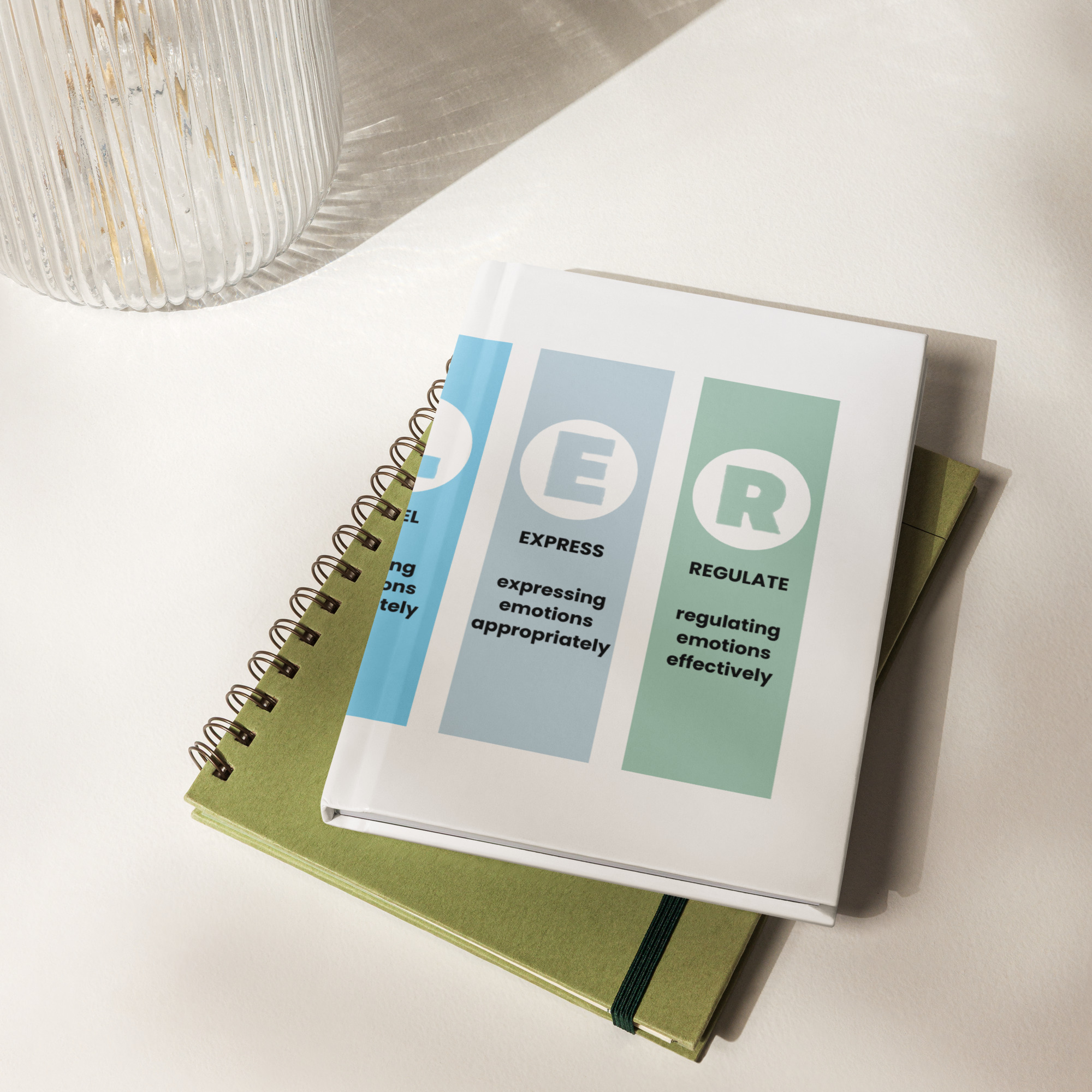 hardcover-journal-matte-white-8x5.75-front-68e6ac60c46dc.jpg RULER Hardcover Journal – Matte Finish