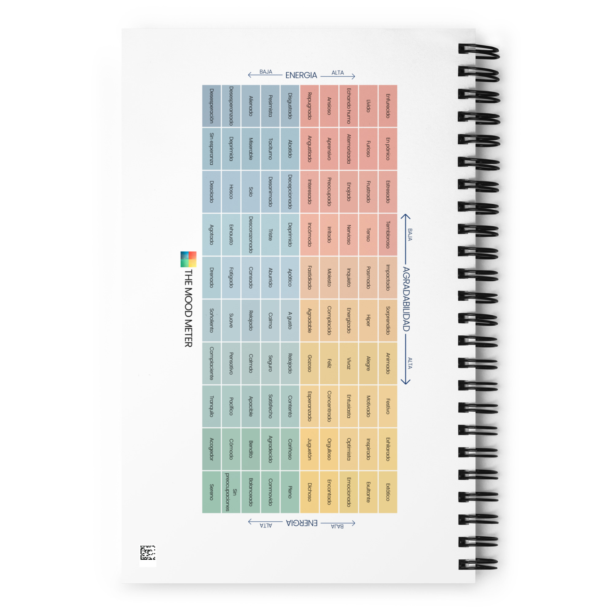 spiral-notebook-white-back-68f12abaa8924.jpg Cuaderno de espiral del Medidor de Estado de Ánimo en Español