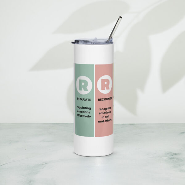 RULER Stainless Steel Tumbler – with Metal Straw - Image 4