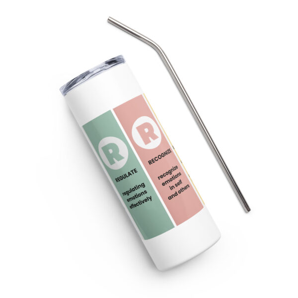 RULER Stainless Steel Tumbler – with Metal Straw - Image 8