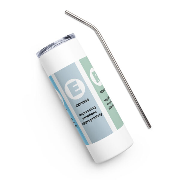 RULER Stainless Steel Tumbler – with Metal Straw - Image 7