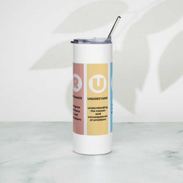 RULER Stainless Steel Tumbler – with Metal Straw - Image 3