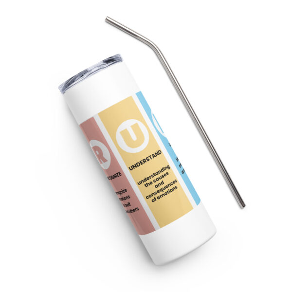 RULER Stainless Steel Tumbler – with Metal Straw - Image 6
