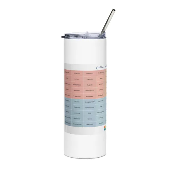 Vaso de acero inoxidable del Medidor de Estado de Ánimo en Español - Image 4