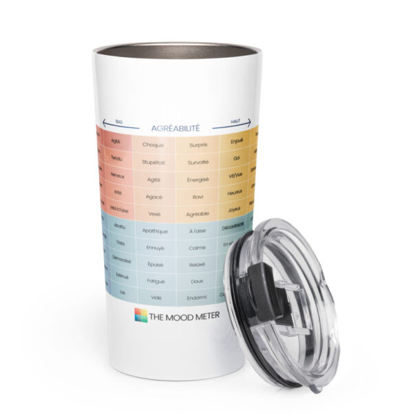 Mood Meter Gobelet Effilé en Acier Inoxydable – Édition Française