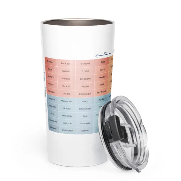 Mood Meter Gobelet Effilé en Acier Inoxydable – Édition Française - Image 4