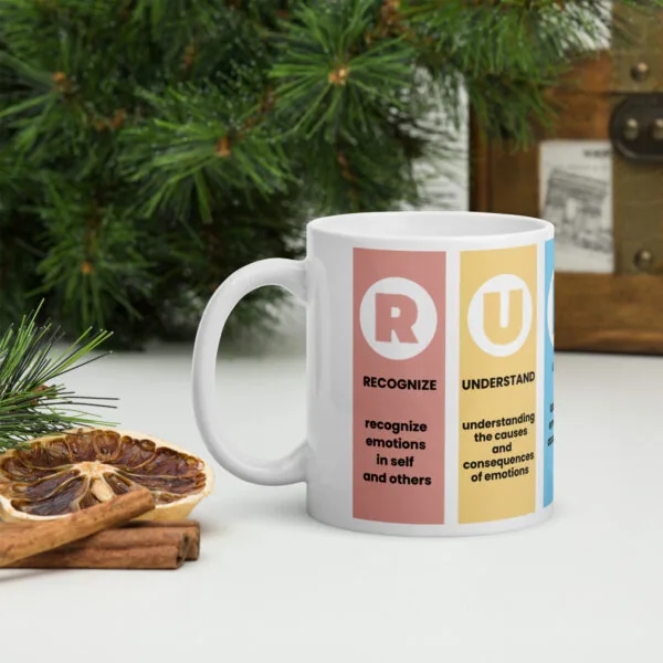 RULER White glossy mug | Durable Ceramic Mug - Image 5
