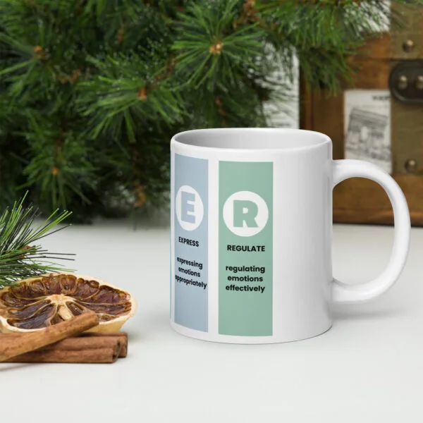 RULER White glossy mug | Durable Ceramic Mug - Image 4