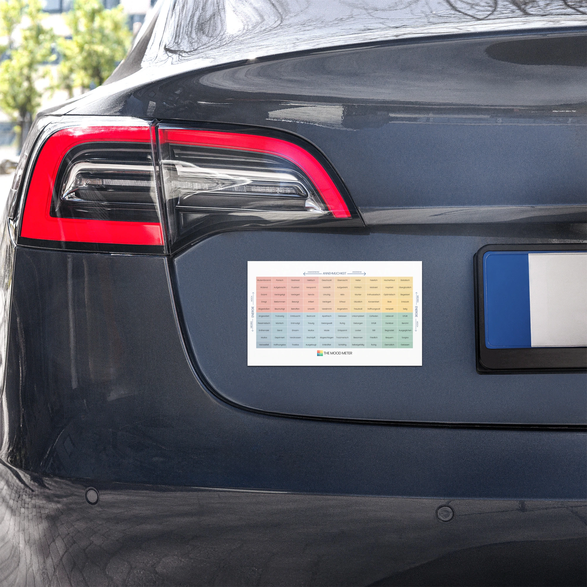 Mood Meter Fahrzeugmagnete – Deutsche Ausgabe