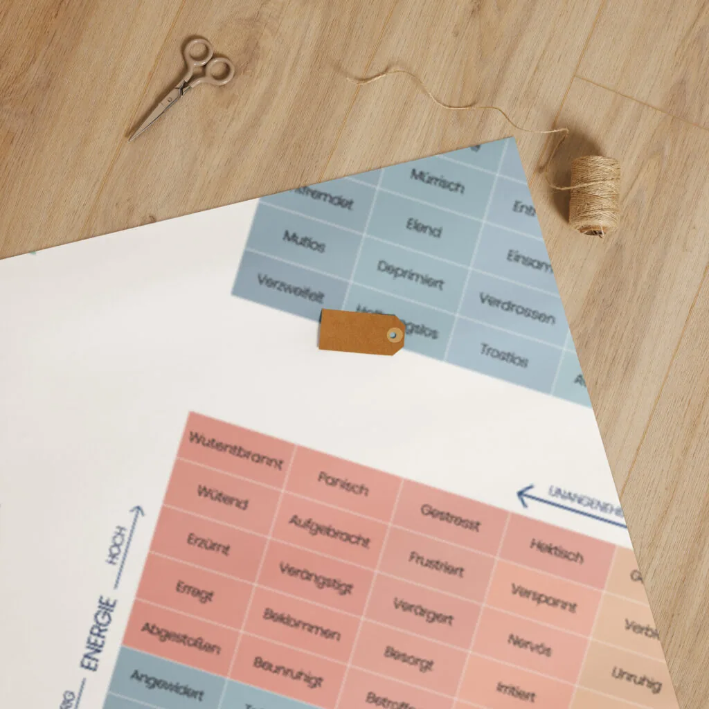 Geschenkpapier Mood Meter – Deutsche Ausgabe
