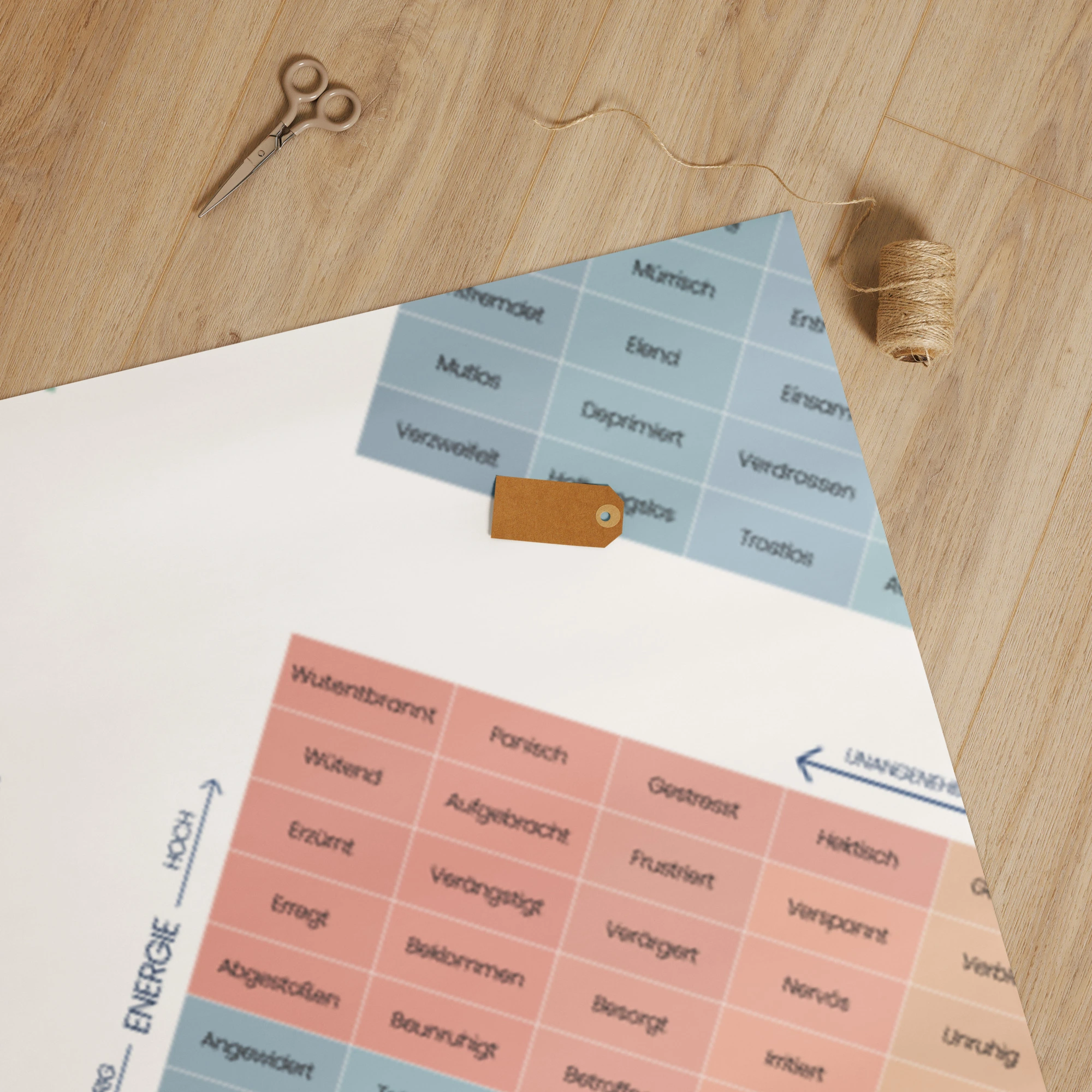 Geschenkpapier Mood Meter – Deutsche Ausgabe