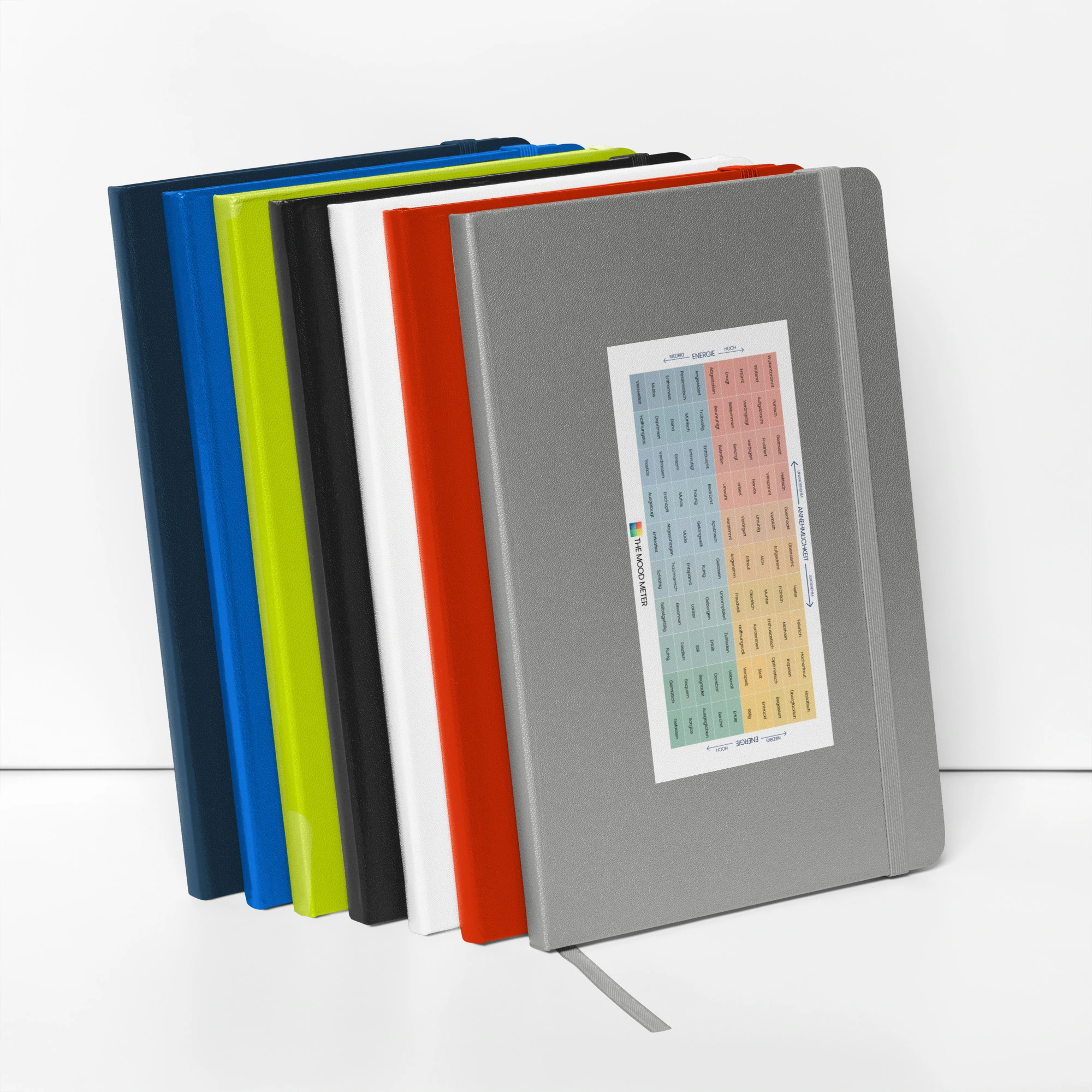 Gebundenes Mood Meter Notizbuch – Deutsche Ausgabe