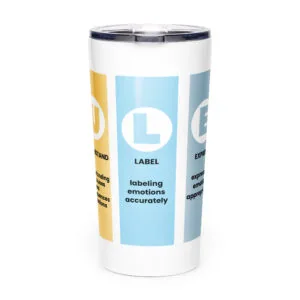 RULER Tapered stainless steel tumbler