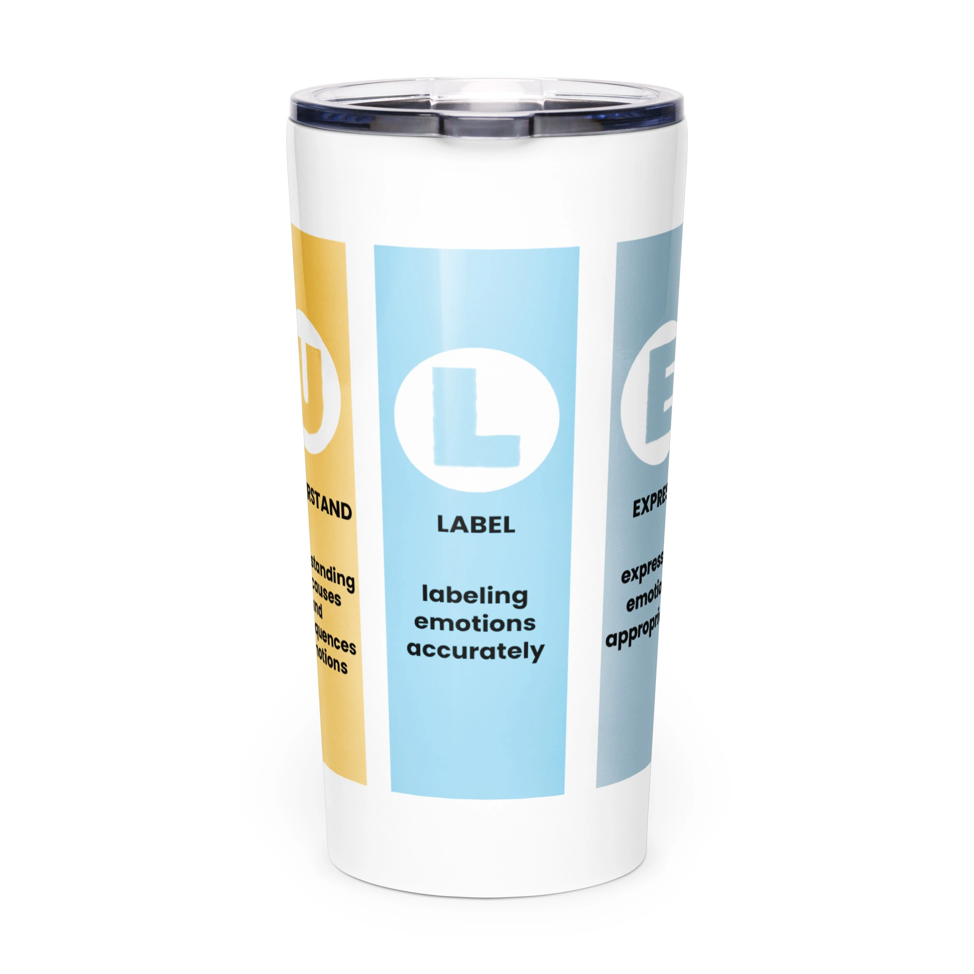 RULER Tapered stainless steel tumbler