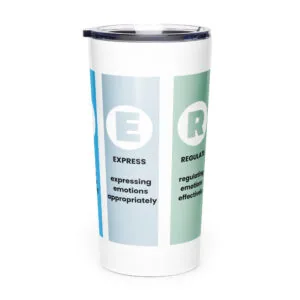 RULER Tapered stainless steel tumbler - Image 3