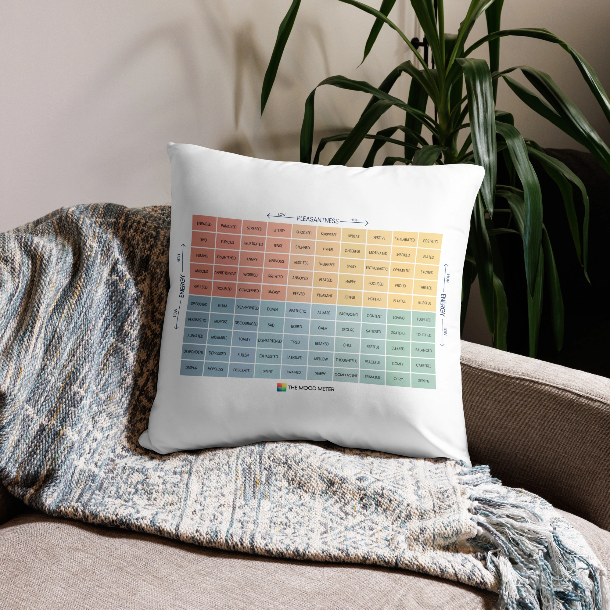 The Mood Meter Pillow