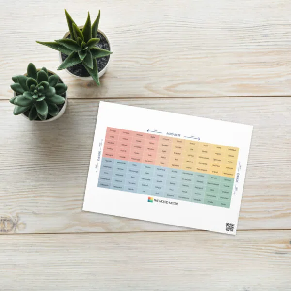 Carte de vœux Mood Meter - Édition Française