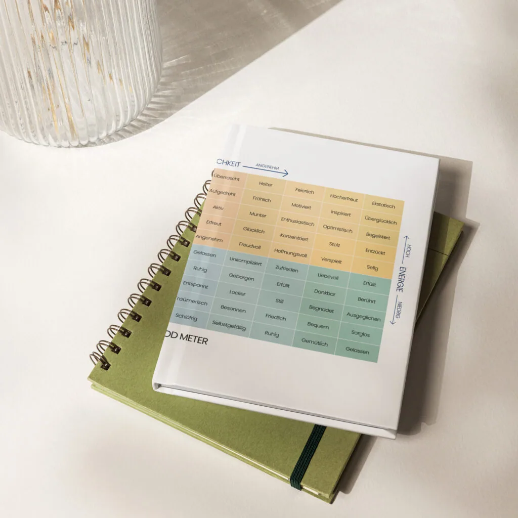 Mood Meter Kork-Untersetzer – Deutsche Ausgabe
