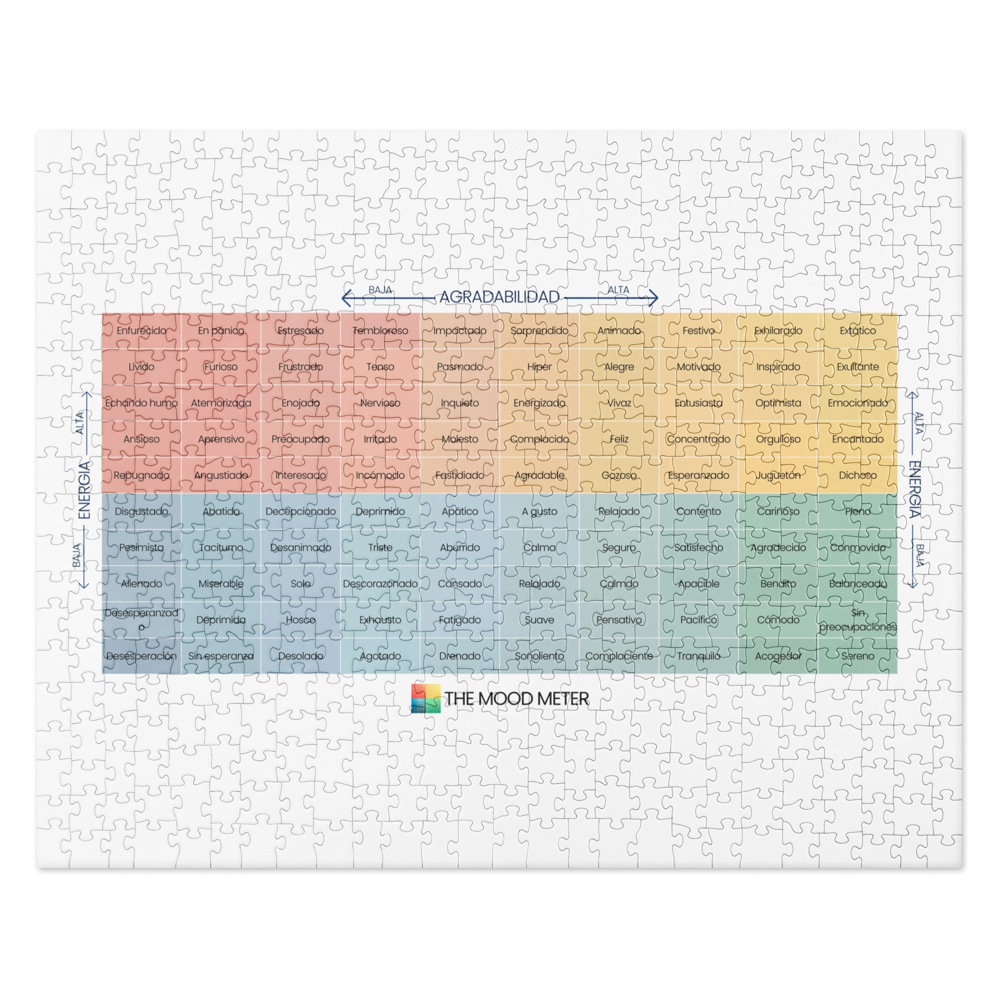 Rompecabezas Spanish Mood Meter – Diversión, conexión y emociones