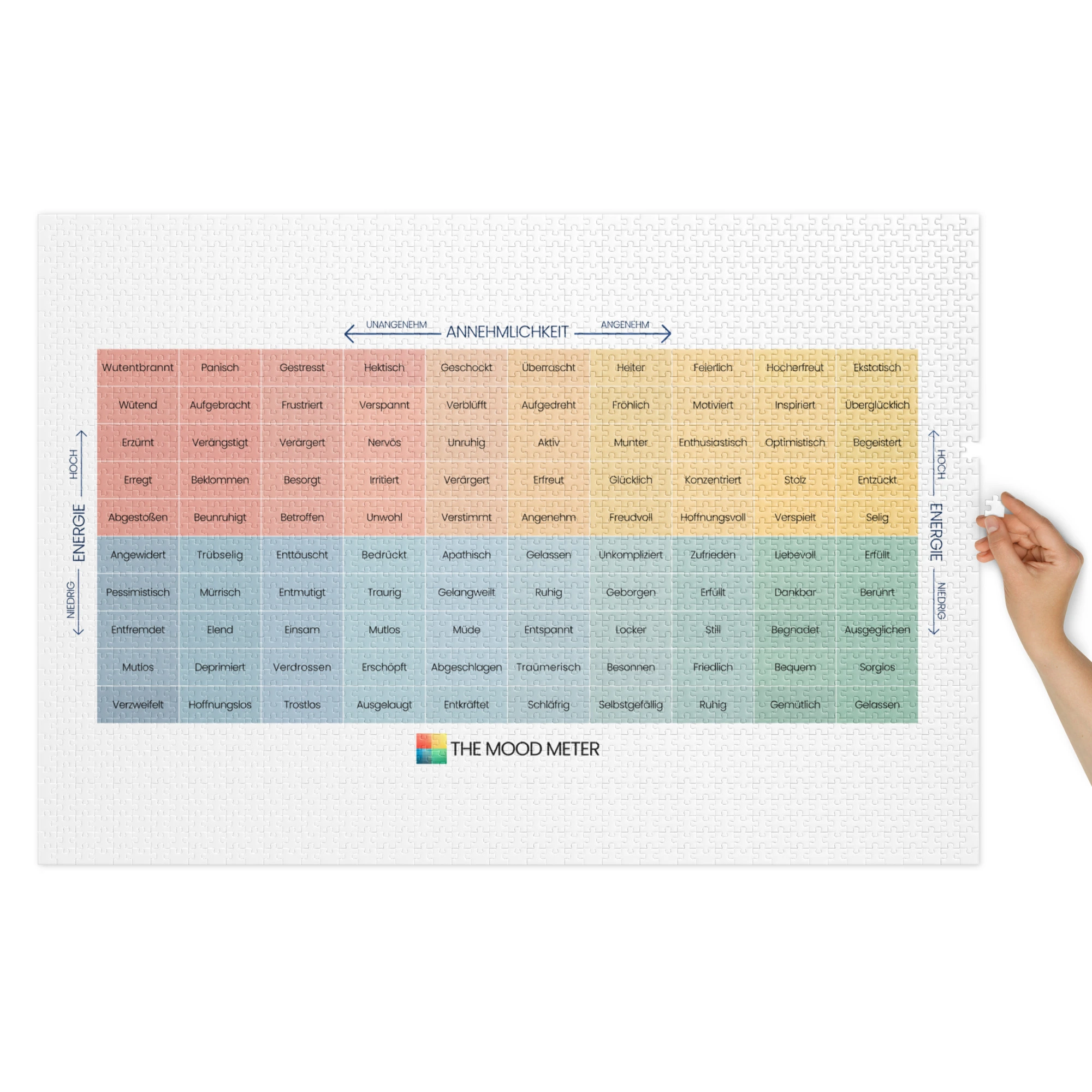 Mood Meter Puzzle mit Aufbewahrungsdose – Deutsche Ausgabe