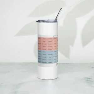 Vaso de acero inoxidable del Medidor de Estado de Ánimo en Español - Image 3