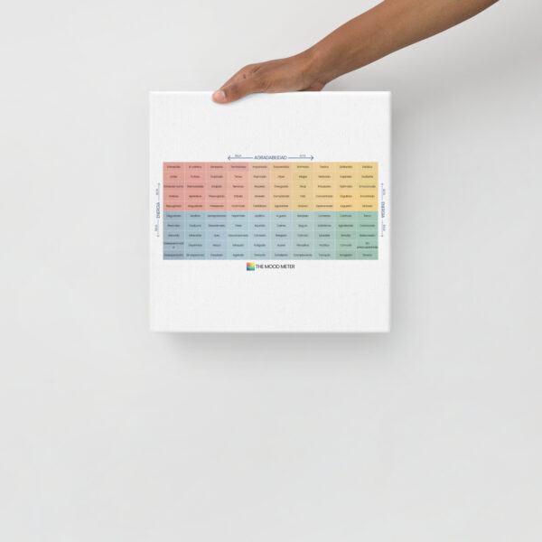 Lienzo Delgado del Medidor del Estado de Ánimo en Español