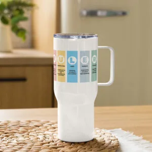 The Mood Meter & RULER Stainless Steel Travel Mug - Image 5
