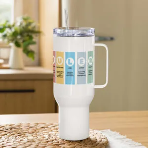 The Mood Meter & RULER Stainless Steel Travel Mug - Image 7