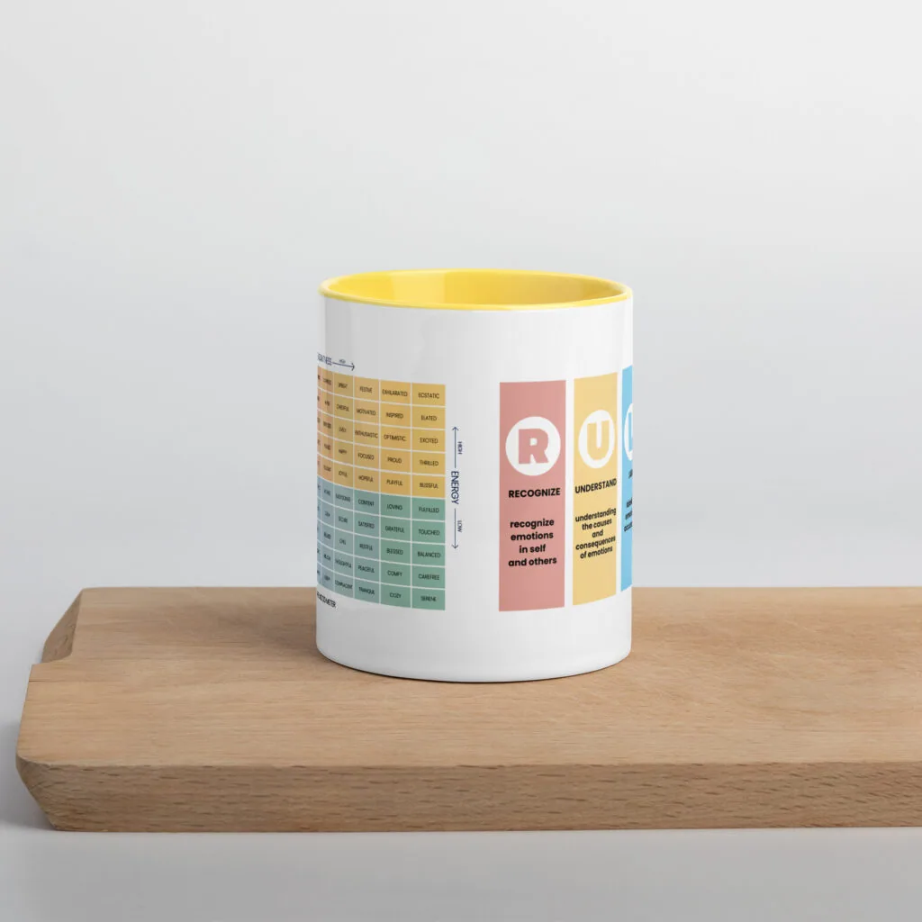 The Mood Meter & RULER Ceramic Mug – Color Inside - Image 2